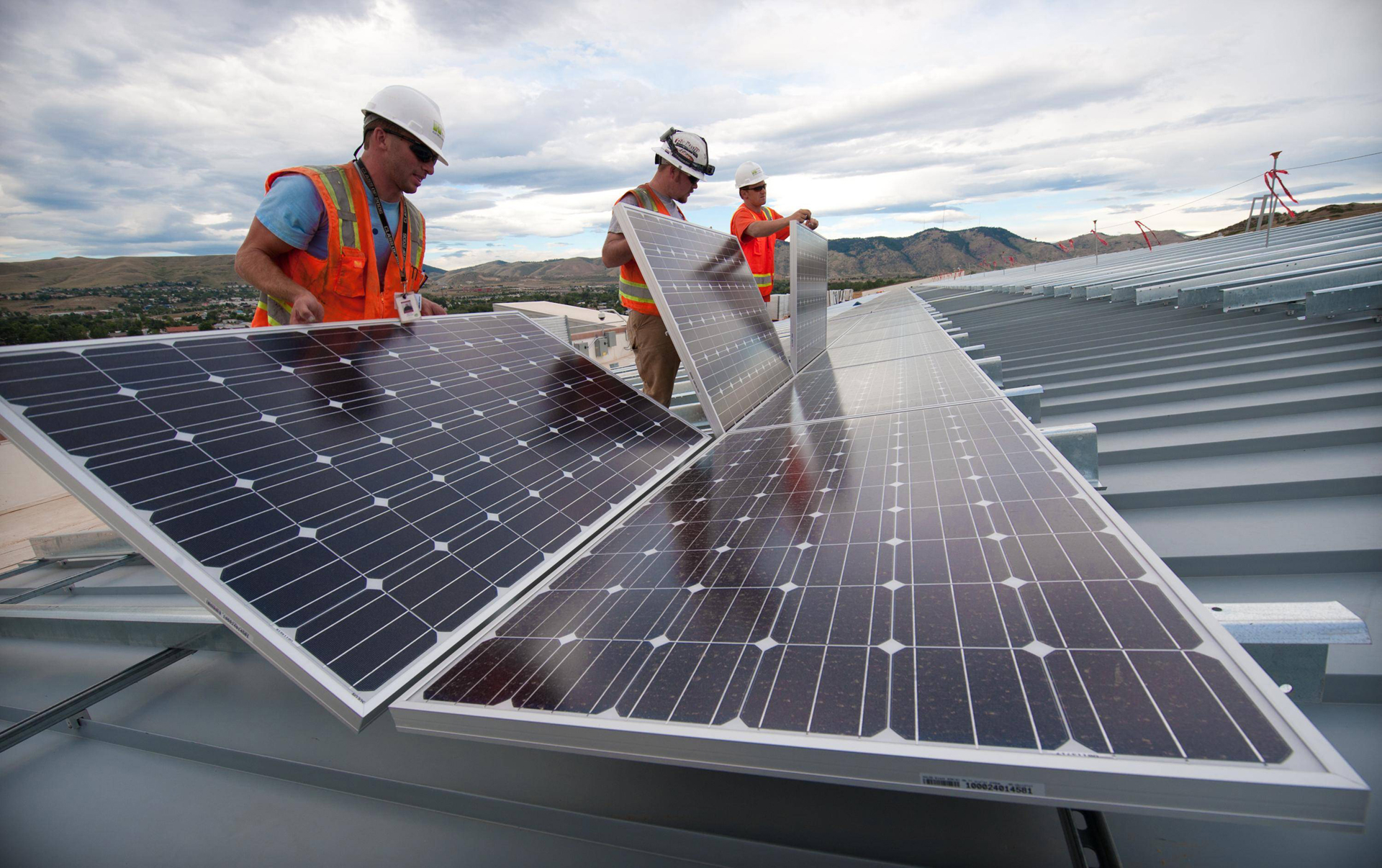 instalação painel fotovoltaico